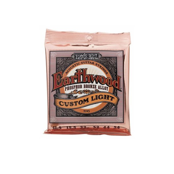 Ernie Ball 2145 Earthwood Phosphor Custom Light